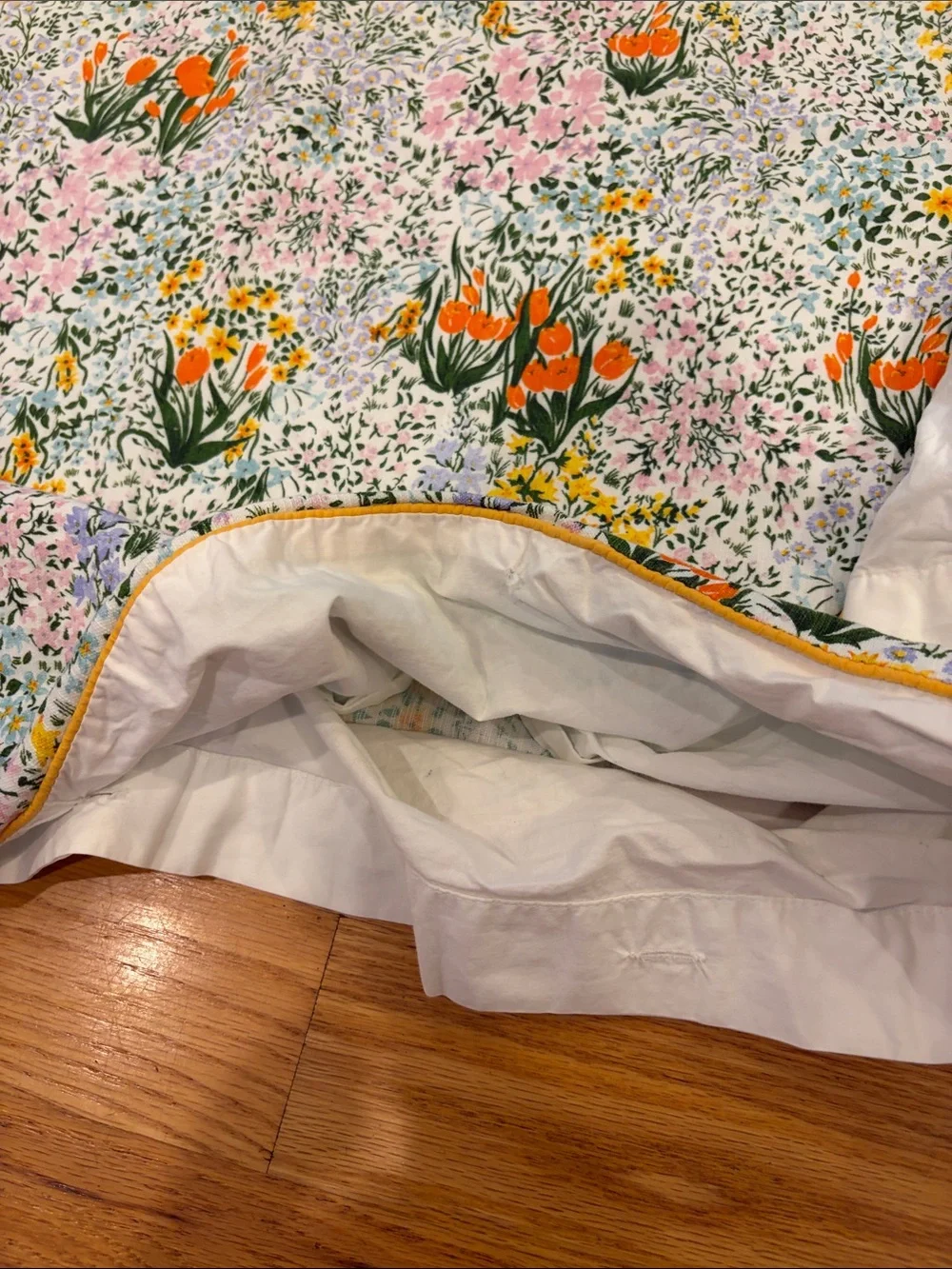 52 Conversations Anthropologie Colloquial Mircro Floral Duvet Cover